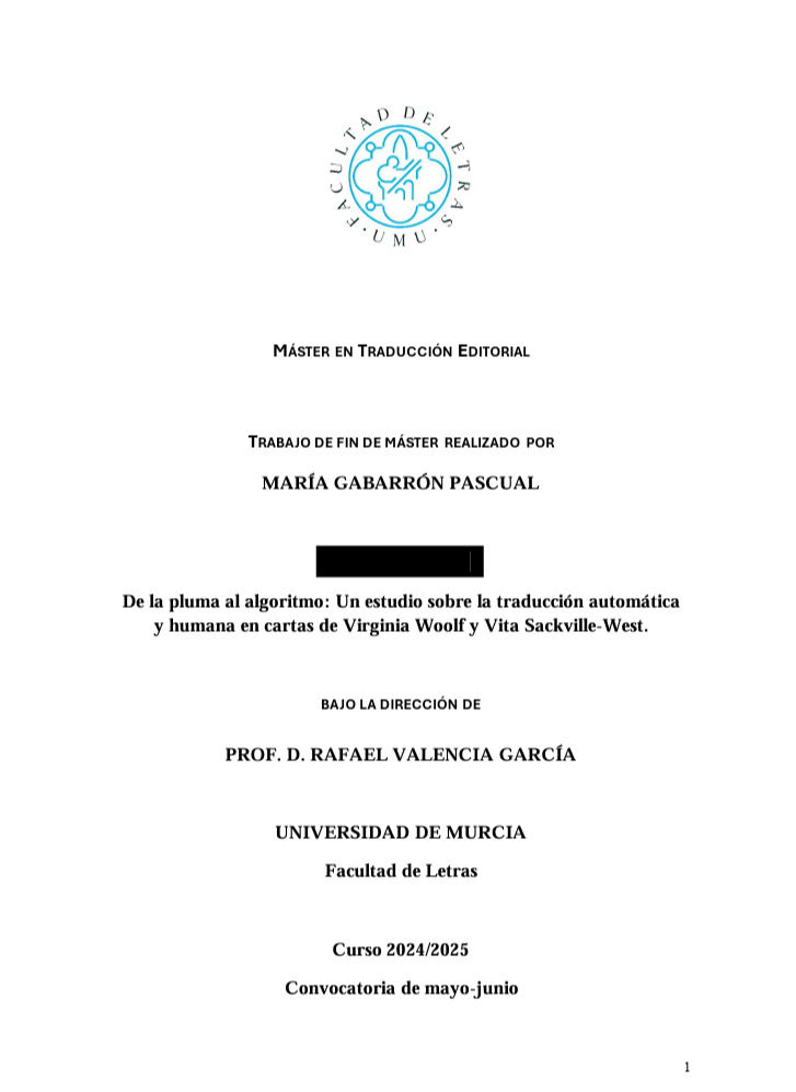 Trabajo Final de Máster
